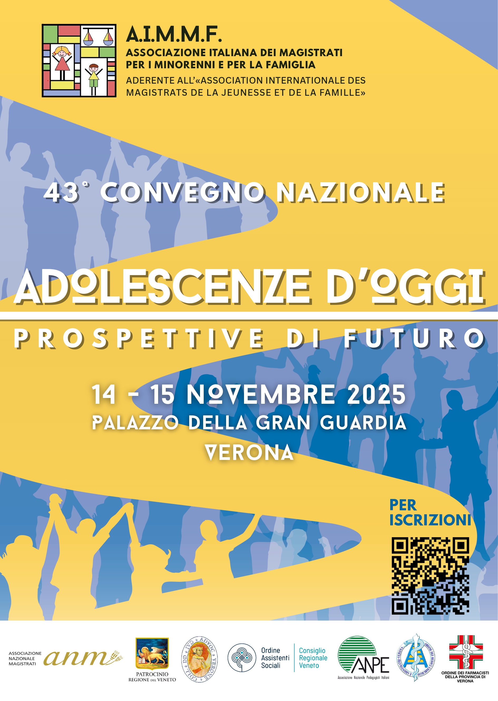 43° Convegno Nazionale AIMMF 2025: Adolescenze d'oggi. Prospettive di futuro.